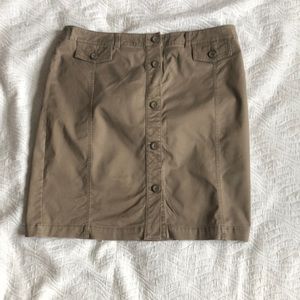 Pencil Kaki skirt